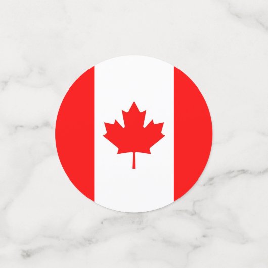 Tafelconfetti met vlag van Canada Confetti (Kleine voorkant)
