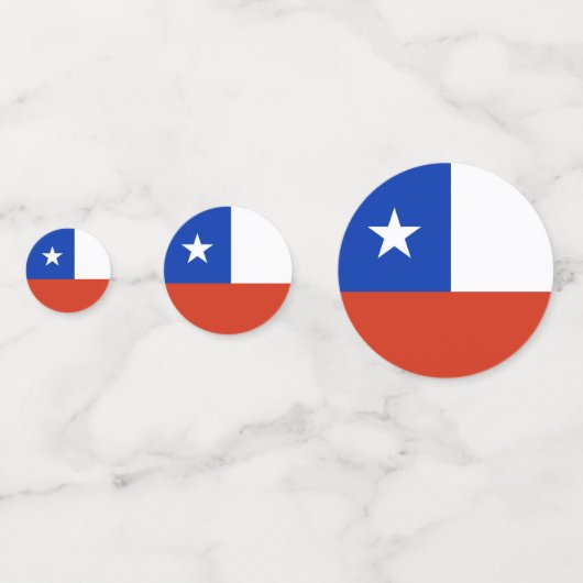 Tafelconfetti met vlag van Chili Confetti (Voorkanten)