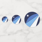 Tafelconfetti met vlag van Columbia, SC Confetti (Voorkanten)