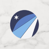 Tafelconfetti met vlag van Columbia, SC Confetti (Kleine voorkant)