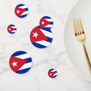 Tafelconfetti met vlag van Cuba Confetti