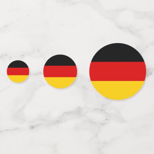 Tafelconfetti met vlag van Duitsland Confetti (Achterkanten)