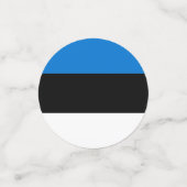 Tafelconfetti met vlag van Estland Confetti (Kleine voorkant)