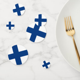 Tafelconfetti met vlag van Finland Confetti