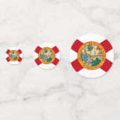Tafelconfetti met vlag van Florida, Verenigde Stat Confetti (Voorkanten)