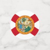 Tafelconfetti met vlag van Florida, Verenigde Stat Confetti (Kleine voorkant)