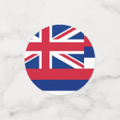 Tafelconfetti met vlag van Hawaï, Verenigde Staten Confetti (Kleine voorkant)
