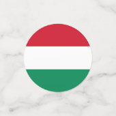 Tafelconfetti met vlag van Hongarije Confetti (Kleine voorkant)