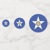 Tafelconfetti met vlag van Houston, Texas Confetti (Voorkanten)