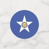 Tafelconfetti met vlag van Houston, Texas Confetti (Kleine voorkant)