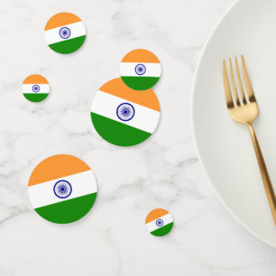 Tafelconfetti met vlag van India Confetti