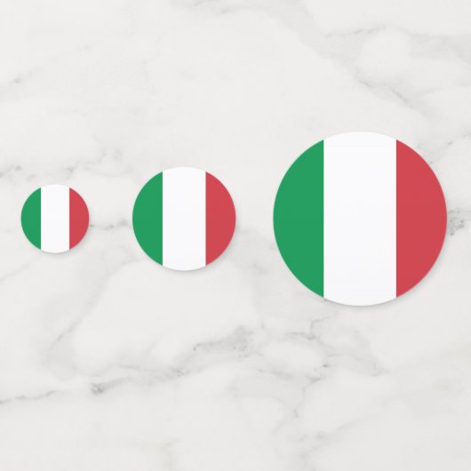 Tafelconfetti met vlag van Italië Confetti (Voorkanten)