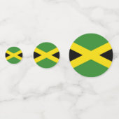 Tafelconfetti met vlag van Jamaica Confetti (Voorkanten)