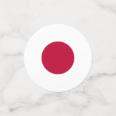 Tafelconfetti met vlag van Japan Confetti (Kleine voorkant)