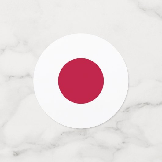 Tafelconfetti met vlag van Japan Confetti (Kleine voorkant)