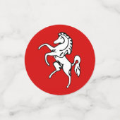 Tafelconfetti met vlag van Kent County, Engeland Confetti (Kleine voorkant)