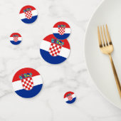 Tafelconfetti met vlag van Kroatië Confetti (Groep)