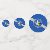 Tafelconfetti met vlag van Las Vegas City, Nevada Confetti (Voorkanten)