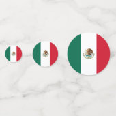 Tafelconfetti met vlag van Mexico Confetti (Voorkanten)