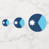 Tafelconfetti met vlag van Minnesota, USA Confetti (Voorkanten)