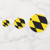 Tafelconfetti met vlag van München, Beieren Confetti (Achterkanten)