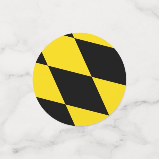 Tafelconfetti met vlag van München, Beieren Confetti (Kleine voorkant)