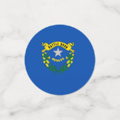 Tafelconfetti met vlag van Nevada Confetti (Kleine voorkant)