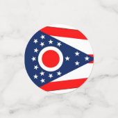 Tafelconfetti met vlag van Ohio Confetti (Kleine voorkant)
