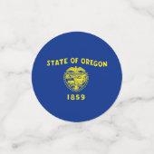 Tafelconfetti met vlag van Oregon Confetti (Kleine voorkant)