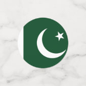 Tafelconfetti met vlag van Pakistan Confetti (Kleine voorkant)