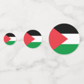 Tafelconfetti met vlag van Palestina Confetti (Achterkanten)