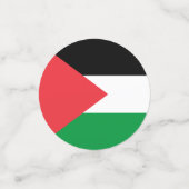 Tafelconfetti met vlag van Palestina Confetti (Kleine voorkant)