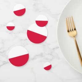 Tafelconfetti met vlag van Polen Confetti