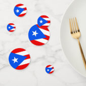 Tafelconfetti met vlag van Puerto Rico Confetti (Groep)
