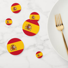 Tafelconfetti met vlag van Spanje Confetti