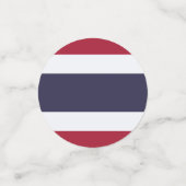 Tafelconfetti met vlag van Thailand Confetti (Kleine voorkant)