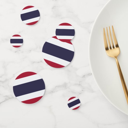 Tafelconfetti met vlag van Thailand Confetti (Groep)