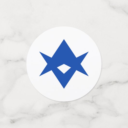 Tafelconfetti met vlag van Toyota City, Japan Confetti (Kleine voorkant)