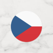 Tafelconfetti met vlag van Tsjechië Confetti (Kleine voorkant)