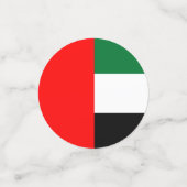 Tafelconfetti met vlag van VAE Confetti (Kleine voorkant)