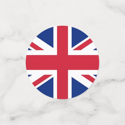 Tafelconfetti met vlag van Verenigd Koninkrijk Confetti (Kleine voorkant)