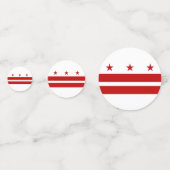 Tafelconfetti met vlag van Washington DC Confetti (Voorkanten)
