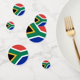 Tafelconfetti met vlag van Zuid-Afrika Confetti