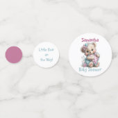 Tafelconfetti Teddybeer Baby Shower Confetti (Voorkanten)