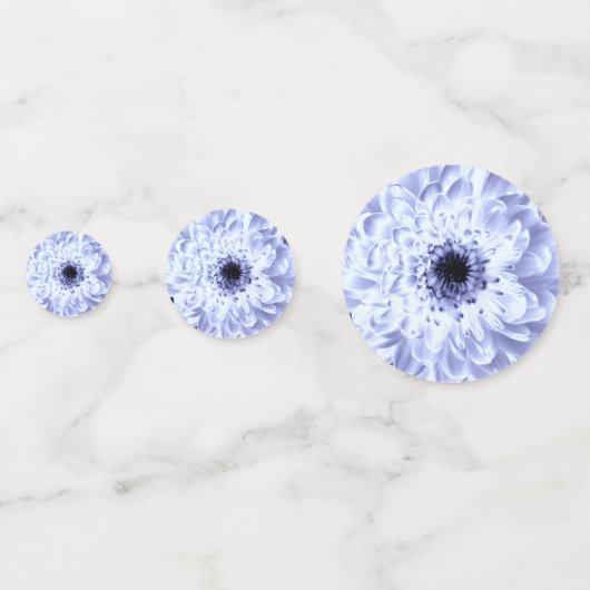 Tafelconfetti van bloeiende bloemen confetti (Achterkanten)