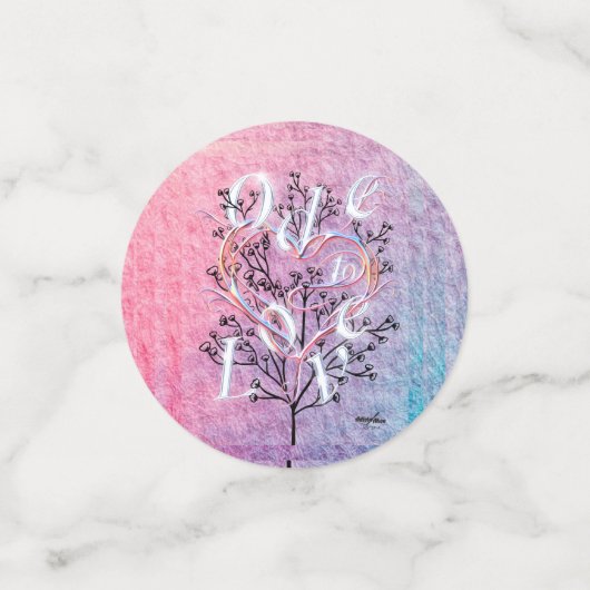 Tafelconfetti voor Ode aan de Liefde Confetti (Kleine voorkant)