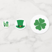 Tafelconfetti voor St. Patrick's Day Confetti (Achterkanten)