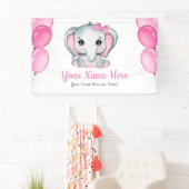 Tafeldecor voor eolifantengebanner voor schut spandoek (Insitu)