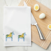 Tafeldoek Daffodil Dala Horse MoJo Theedoek (Quarter Fold)