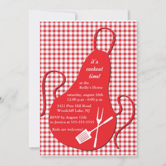 Tafeldoek en -platform controleren - Uitnodiging v (Voorkant)